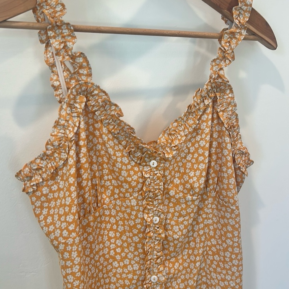 Sage The Label Floral Button-Front Mini Dress - Picture 4 of 7